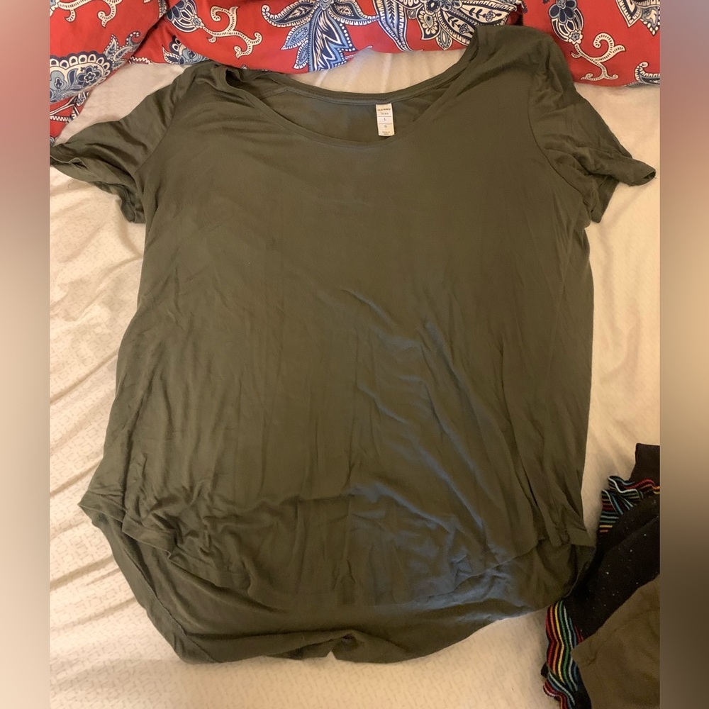 Green blouse